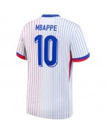 Francie Kylian Mbappe #10 Venkovní Dres ME 2024 Krátký Rukáv